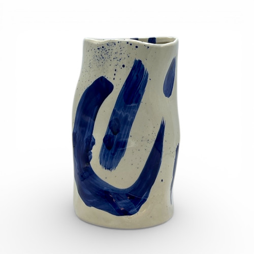 SERAX + Sophia vaas M, blauw (Marie Machielssen)